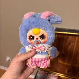 Adorable Blue and Pink Bunny Plush Toy